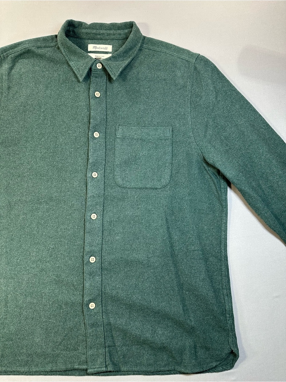 Madewell Sunday Flannel Perfect Shirt, Button Down, Cotton - Mens XL - Picture 8 of 15